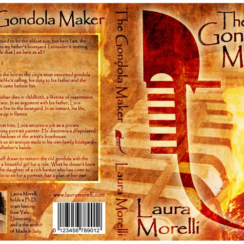 Book cover for The Gondola Maker: A novel set in 16th-century Venice Design by Pq.1