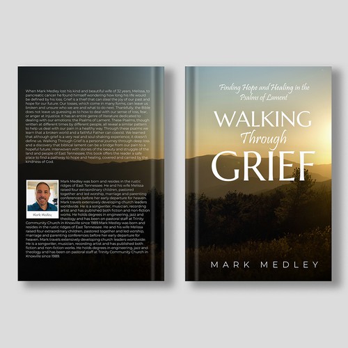 Book Cover: "Walking Through Grief" Guaranteed Winner! Design by H.Khush