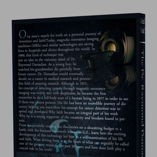 Autobiography book cover for the inventor of the MRI Design by Omar-chadli