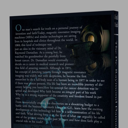 Autobiography book cover for the inventor of the MRI Design by Omar-chadli