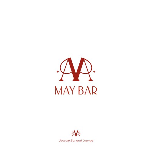 Logo for Upscale bar and lounge Diseño de Cloveo