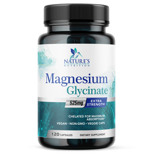 Natural Magnesium Glycinate Design needed for Nature's Nutrition Design by Encephalon™