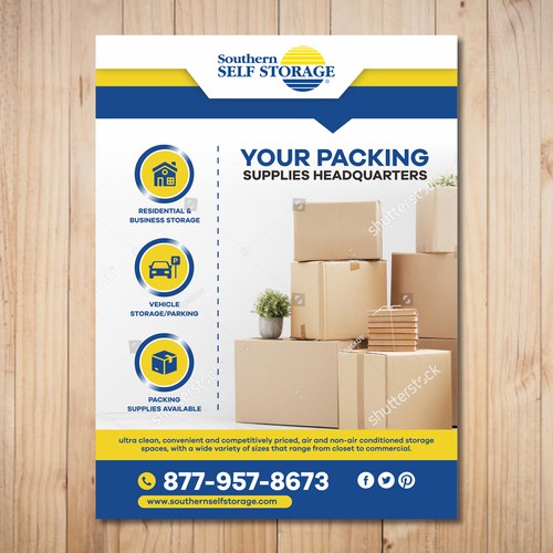 Self Storage Posters Design by Dzhafir