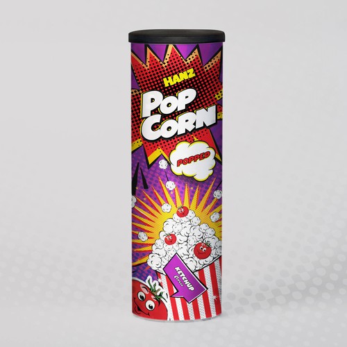 Diseño de Premium Quality Popped Pop Corn Packaging de Dimario Moretti