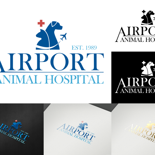 Create the next logo for Airport Animal Hospital デザイン by TwoStarsDesign