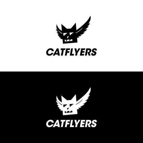 Design di Blend images to create flying cat sneaker logo: CATFLYERS di Creative Dope