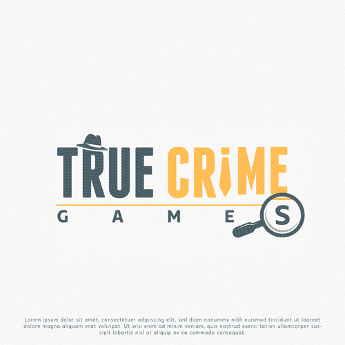 Creative, Clean, Modern Logo for a True Crime Games Online Shop Design by Kris1923