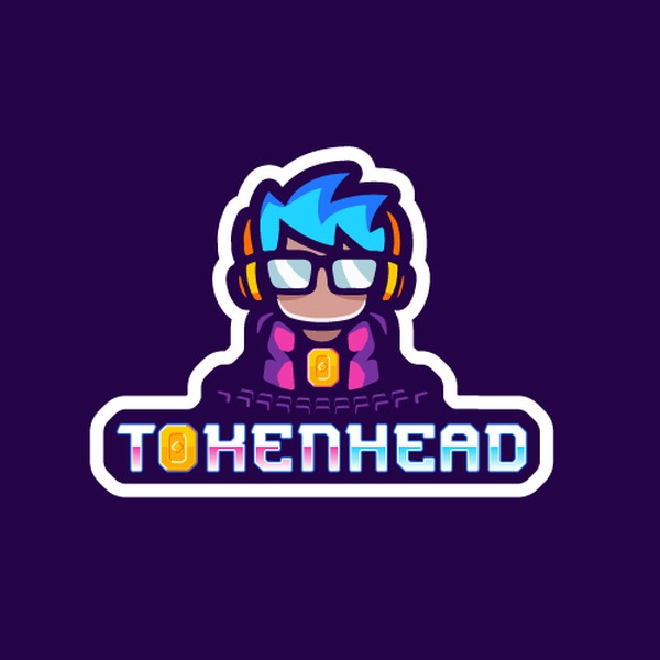 Cripto assets logo concept