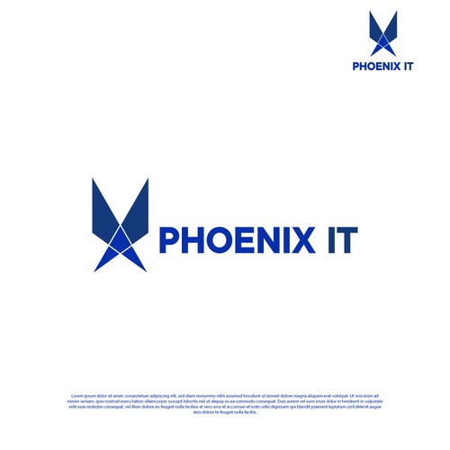 Business logo for consulting company Phoenix IT Design by olivera1