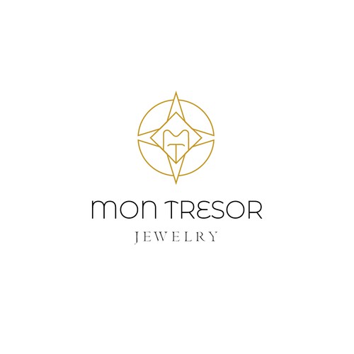 Unique Jewellery brand logo design Design by DesignByLupi