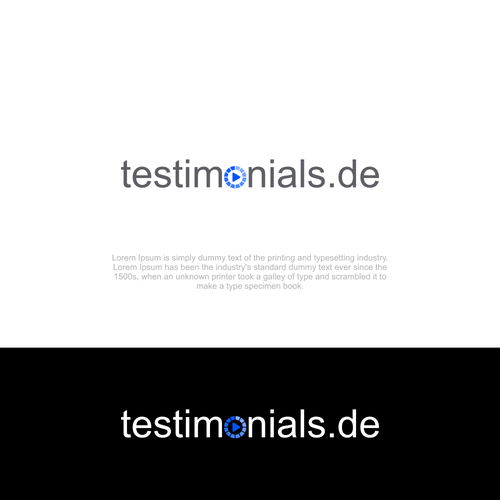 Create stunning logo for new testimonials.de company Design by GAM'Design