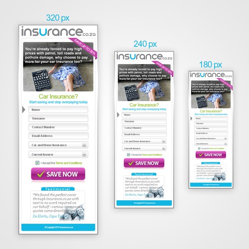 New app design wanted for insurance.co.za Ontwerp door akiphon