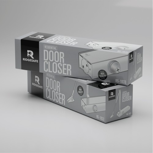 Design a Modern Packaging Design for Hardware Company (Door Closer) Design by Dem Ro