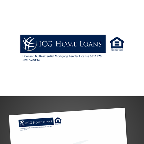 New stationery wanted for ICG Home Loans Réalisé par HYPdesign