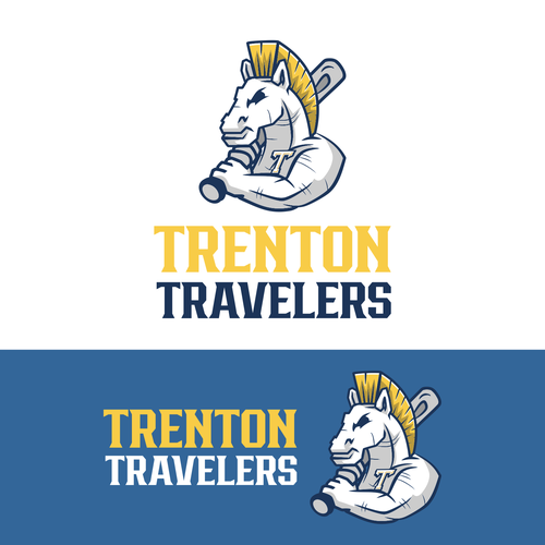 Trenton Travelers logo Design by Rojo Brono