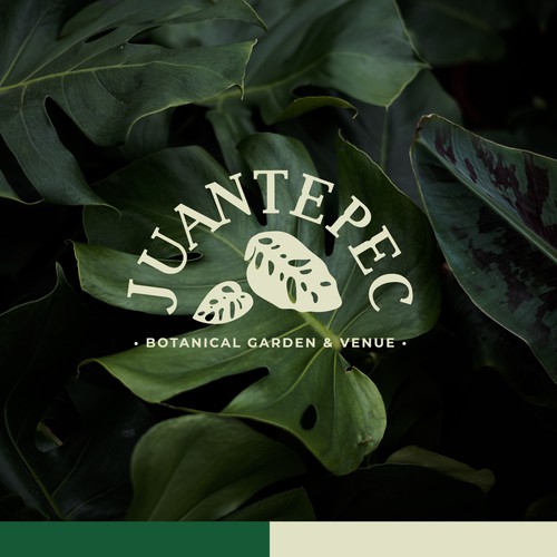 Botanical garden & Venue Logo creation (we would like to use the leaf as a cut out on a steel plaque (with holes in the  Design by Glerm Rubini