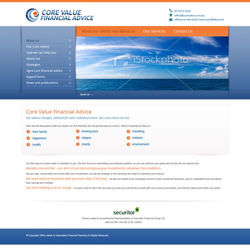 IFA & Financial Services Website Designs