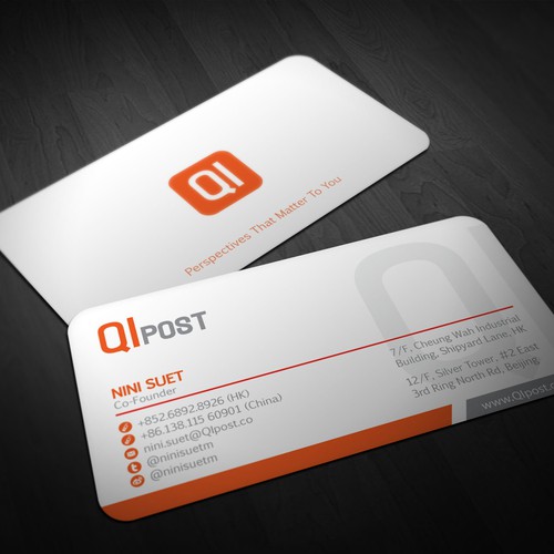 Enjoy high quality content? Media startup needs a biz card! Diseño de DarkD