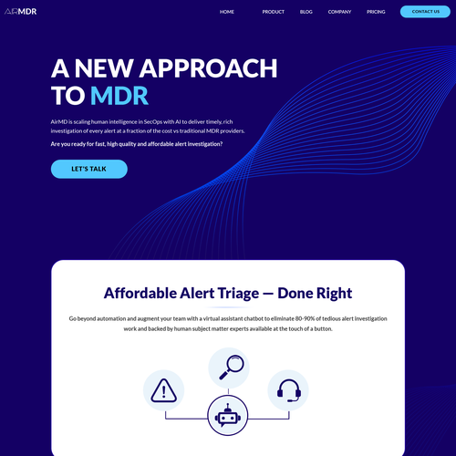 Bold Elegant Tech Website Homepage Design by Pinku