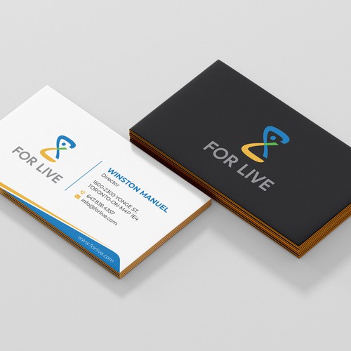 Design a suitable business card for 'For Life' Design by Birendra Chandra Das