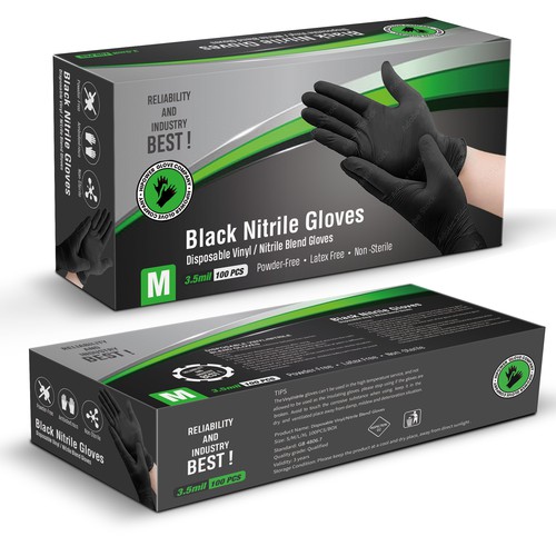 Design Retail Box for Glove Company Industrial, Sleek, Eye Catching Design by Rajith Shantha