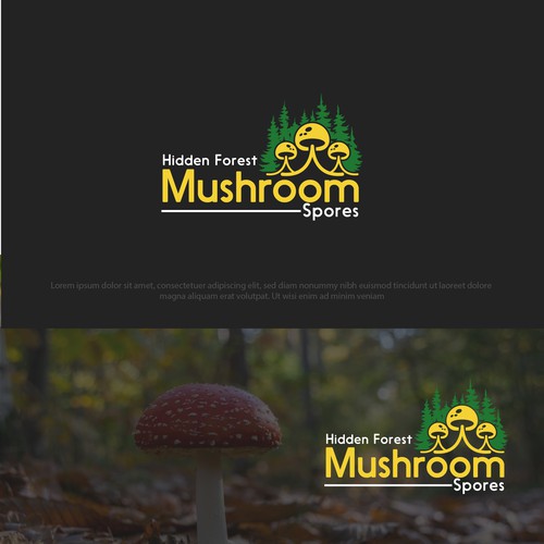 Magic Mushroom Business Logo! Design by Consort Solutions