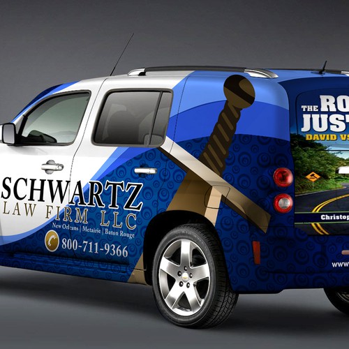 chevy hhr car wrap schwartz law firm llc other business or advertising contest 99designs chevy hhr car wrap schwartz law firm