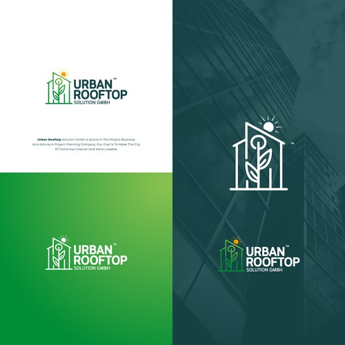 a modern logo for a new type of construction activity Ontwerp door AD-99™