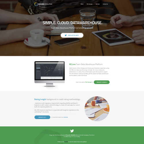 Web page design contest entry by Razi K