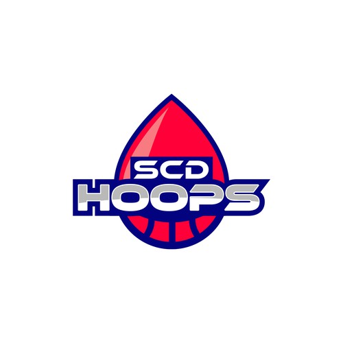 Basketball Logo for Team 'SCD Hoops' - Your Winning Logo Featured on Major Sports Network Design by R O S H I N