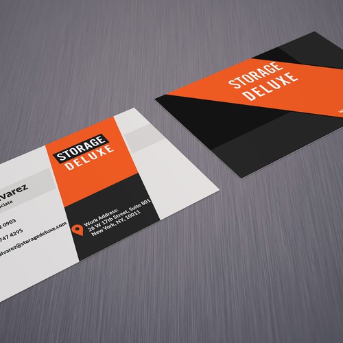 Business card designs for Storage Deluxe | Business card contest