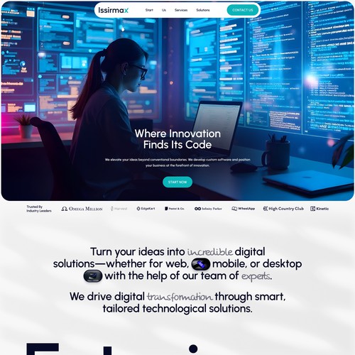 Web page design contest entry by WebNest™