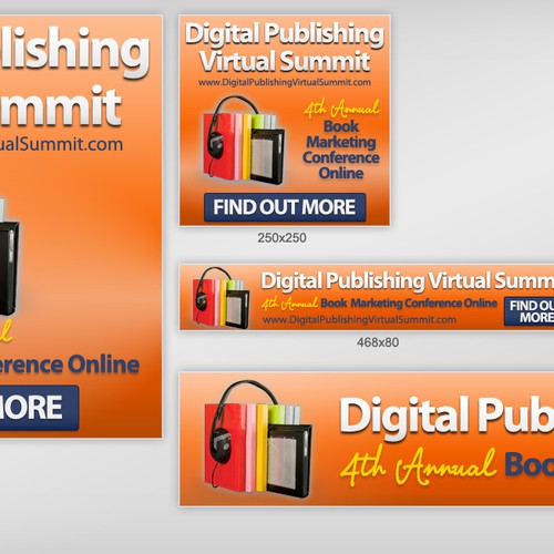 Create the next banner ad for Digital Publishing Virtual Summit Design by Richard Owen