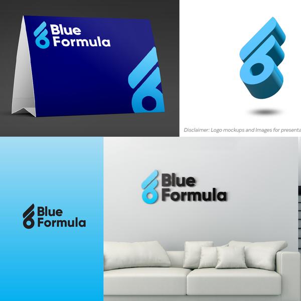 Clever logo proposal for Blue Formula 