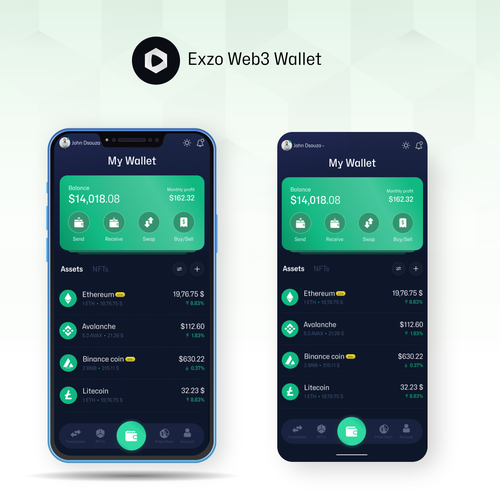 Web3 & Crypto Wallet Chrome extension Design by MercClass
