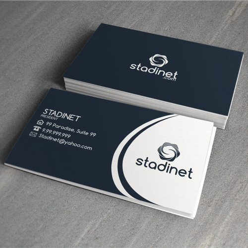 Design vincitore del contest "Logo y tarjetas de Stadinet"
