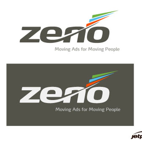 Logo for moving ads company