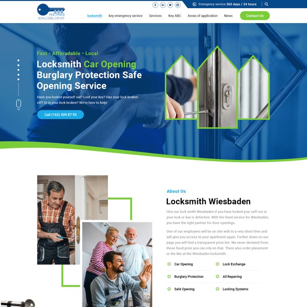 Design realizzato da FixInc intitolato "Festpreise Schlüsseldienst"