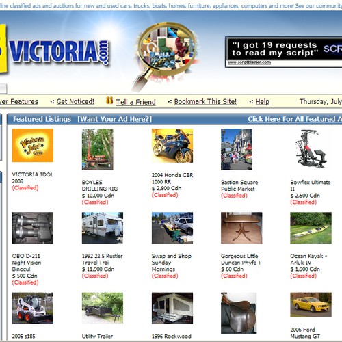 Header Needed For Classified Ad Auction Site Banner Ad Contest