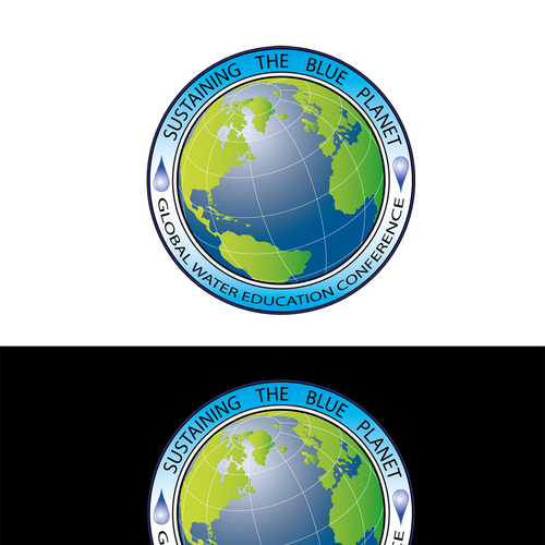 Global Water Education Conference Logo  Réalisé par Artinsania