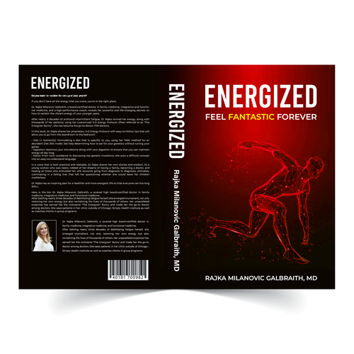Design a New York Times Bestseller E-book and book cover for my book: Energized Réalisé par kalatim