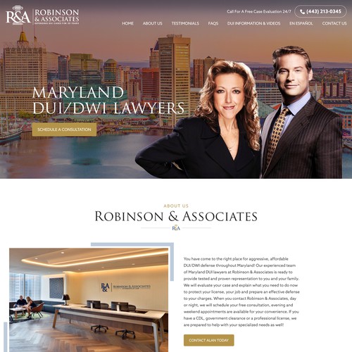 DUI Lawyer Landing Page Design by pixelwebplanet