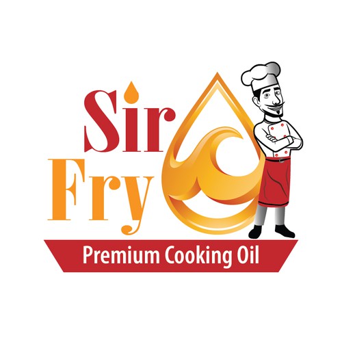 Design a logo for a frying/cooking oil. Design by Navid Ahmad