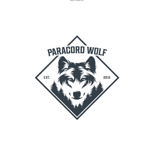 Paracord wolf needs a unique, noble and commercial logo for our brand, Logo  design contest
