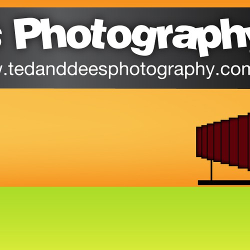 banner ad for Ted & Dees Photography Design von lukakatic