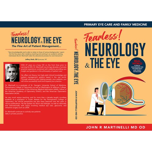 Medical Cover about Neurology & The Eye/Vision in a bold yet engaging style for a new educational series for physicians. Design by Aaniyah.ahmed