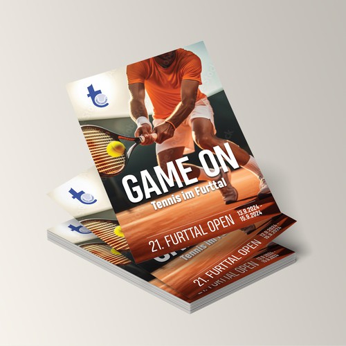 Aces & Action: Cool Flyer for a Tennis Tournament Design by Jordon