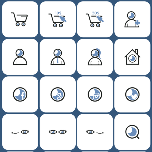 Product category icons for web site, Button or icon contest