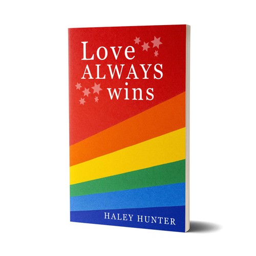 LGBTQ lesbian Loud and proud rainbow book cover To Attract readers Design by D sign Master