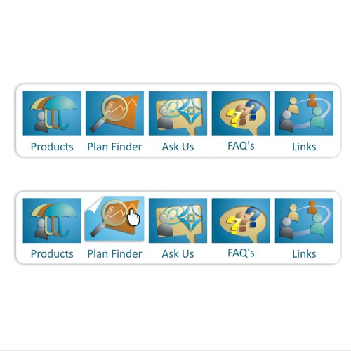 Website Navigation Icons